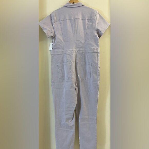 NWT Good American Fit For Success Jumpsuit in Lilac Mist Size 3XL - Picture 3 of 16